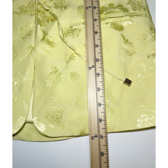 Guess Marciano Butter Yellow Floral Blazer Feminine Women's US‎ SMALL EU 40 - Picture 14 of 16